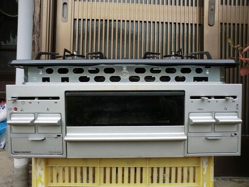 ■ビルトインコンロ　タカラスタンダード　LPガス　TN34AV60 プロパンガス 2017年製　中古品　片面焼きグリル　賃貸物件のガスコンロにどう■ □ビルトインコンロ タカラスタンダード LPガス TN34AV60 プロパンガス