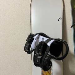 スノボ板と足の固定セットです