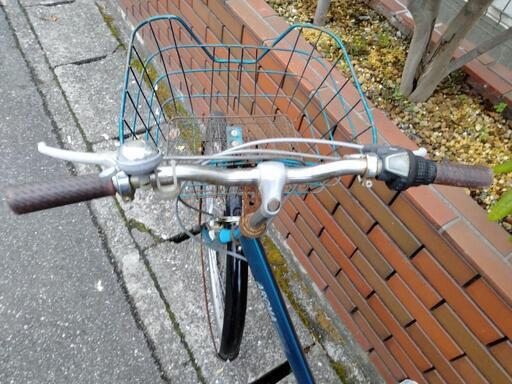 chariyoshy)27インチ自転車 メタリックブルー