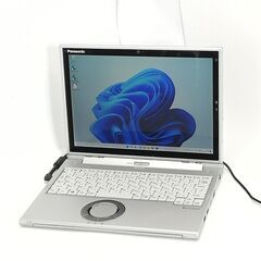保証付 日本製 高速SSD タッチパネル ノートパソコン Panasonic CF-XZ6RF7VS 中古良品 第7世代 Core i5 8GB 無線 Windows11 Office済 保証付 日本製 高速SSD タッチパネル ノートパソコン Panasonic CF
