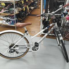 J046☆使用感有り☆軽快自転車☆harry harry☆7段変速☆