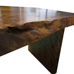 天板 長さ リビングテーブル 一枚板 カフェテーブル大判一枚板　天板　一枚板テーブル　ダイニングテーブル センターテーブル栃　トチ