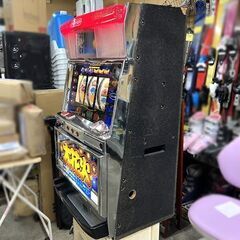 パチスロ実機 大花火 4号機 コイン不要機 アルゼ 設定キー 付 ARUZE 動作OK! スロット ☆ 札幌市白石区 白石店 