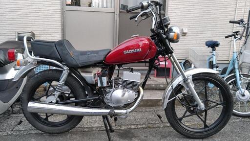 懐かしの空冷MT原付アメリカン！　スズキ・GN50E
