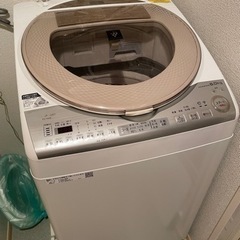 SHARP 洗濯機　乾燥機付きES-TX8B