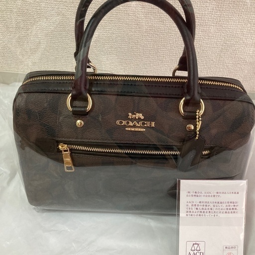 値下げしました。coach バック　新品未使用　型番F83607
