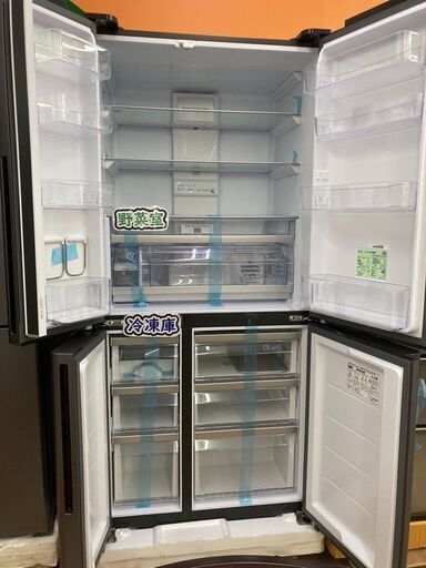 ブラックフライデー特価アクア 512L 冷凍冷蔵庫 22年【リサイクルモールみっけ】