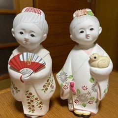 37 博多人形 2体 1,000円