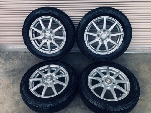 冬タイヤ 155/65R14 軽自動車用アルミ付きスタッドレス4本組