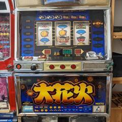 価格下げました】パチスロ実機 大花火 コイン機 家庭用電源