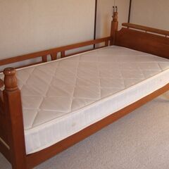 ニトリ　シングルベッド　木製　マットレス付き　アドバンス2