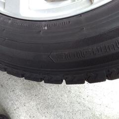 【中古】2021年ｽﾀｯﾄﾞﾚｽ日本製(４本)ｳｨﾝﾀｰﾏｯｸｽ02　205/65R16ﾎｲｰﾙ付き