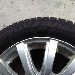 【中古】2021年ｽﾀｯﾄﾞﾚｽ日本製(４本)ｳｨﾝﾀｰﾏｯｸｽ02　205/65R16ﾎｲｰﾙ付き