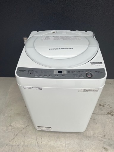 全自動電気洗濯機設置まで㊗️保証あり配達可能