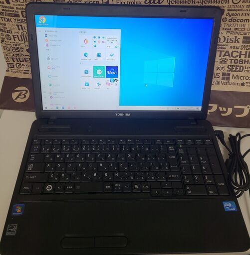 ノートパソコン Win10/SSD/4G TOSHIBA Office有  無線LAN搭載