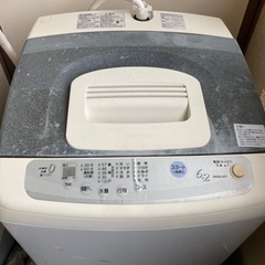 洗濯機　6.2キロ　無料❗️