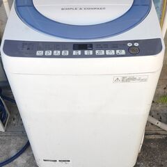 シャープ SHARP 全自動洗濯機 7.0kg 風乾燥機能付き ...