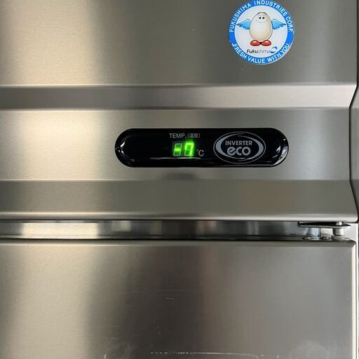 ☆ フクシマガリレイ 2019年製 業務用 タテ型4枚冷蔵庫 ARD-120RM