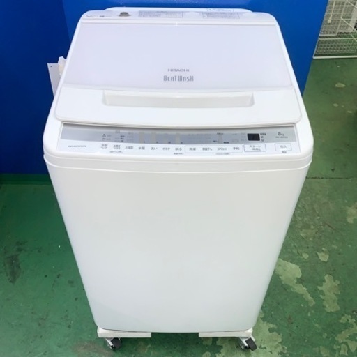 ⭐️HITACHI⭐️全自動洗濯機　2021年8kg美品　大阪市近郊配送無料