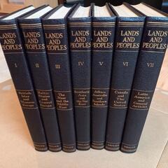 洋書　LANDS AND PEPLES　1963年版　全7巻