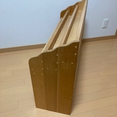 天然無垢材】表紙の見える絵本棚 ブックシェルフ