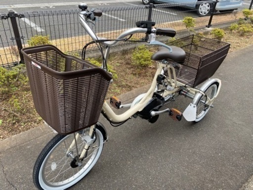 電動アシスト三輪車 ヤマハPASワゴン ほぼ新車