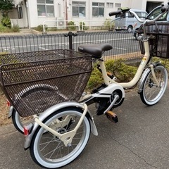 電動アシスト三輪車　ヤマハPASワゴン　ほぼ新車