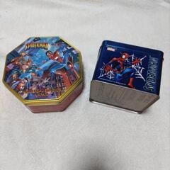 スパイダーマンの空き缶  2個