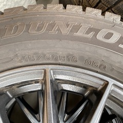 215/60R16スタッドレス ホイールセット4本 ②