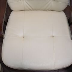 【ヤ取終了6/16】≪zy827≫美品 回転アームチェア 6脚セット 木製フレーム ソフト座面 白 リビング/ダイニング/食卓 41117-01