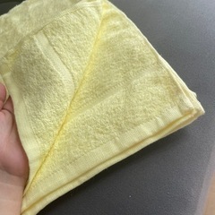 新品未使用タオル　黄色42×28cm 9枚