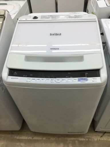 8㎏洗濯機 2018年式 BW-V80C HITACHI 日立 No.4276○ ※現金 ...