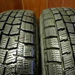 美品!軽自動車用スタッドレスタイヤ155/65R14ダンロップ