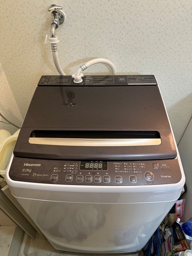 美品 千葉 船橋】洗濯機 高年式 ハイセンス HW-DG80A 8kg | rdpa.al