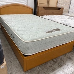 【愛品館 江戸川店】AISIN（アイシン）セミダブルベッド ID:153-018349-007