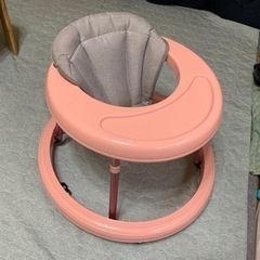 ピンク歩行器AORTDベビー赤ちゃん用ベビーウォーカー横転…