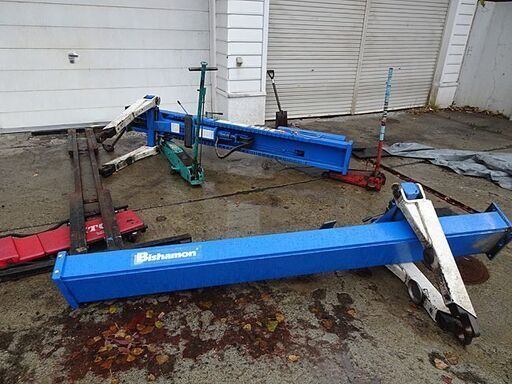 引取限定【Bishamon/ビシャモン】2柱リフト ワイドタイプ 最大3000kg 整備工場◆NSP30-N◆