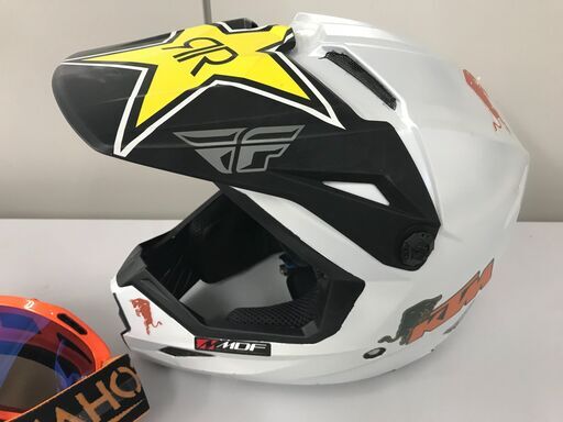 【良品】KTMモトクロスヘルメットオフロードヘルメット
