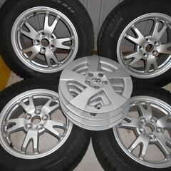 売約済み◆プリウス◆ZVW30◆スタッドレスタイヤ＆純正アルミ◆カバー付き◆４本セット◆きれいです!(^^)!