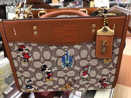 【ブランドバッグ買取強化！見積だけでもOK】　DISNEY x COACH　50周年記念　バッグ【リサイクルモールみっけ柏店】