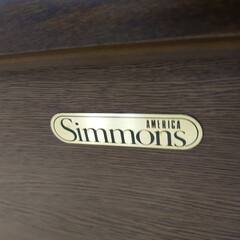 【愛品倶楽部柏店】シモンズ　ビューティレスト　引き出し付ダブルベッド