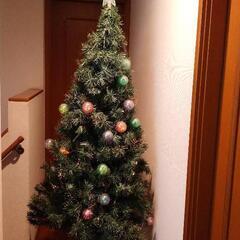 【ネット決済】クリスマスツリー 約170センチファイバーツリー 他4点