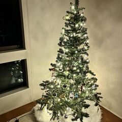 【ネット決済】【中古】クリスマスツリーセット（電気が点くのできれ...