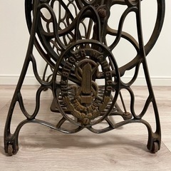 シンガー ミシン台 アイアン 脚 古道具 昭和レトロ singer テーブル 脚