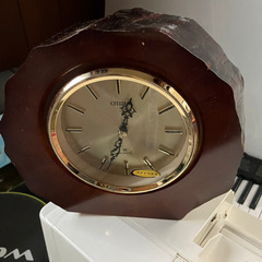 シチズン　木枠時計