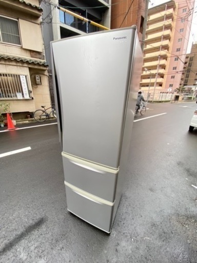 大型冷蔵庫３６５L自動製氷機付き大阪市内配達設置無料保証有り