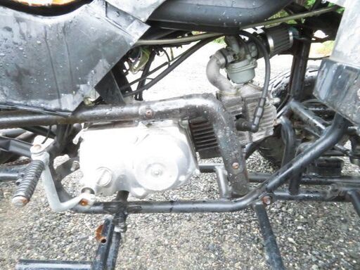 レストアベース現状売り/不動要整備　ビック４輪バギー(110cc)　カギ有/書類有　圧縮〇　取引連絡が早い方優先 レストアベース現状売り/不動要整備 ビック4輪バギー(110cc) カギ有