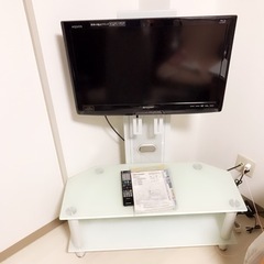 【セット商品】26型液晶テレビ(ブルーレイ内蔵)+テレビスタンド