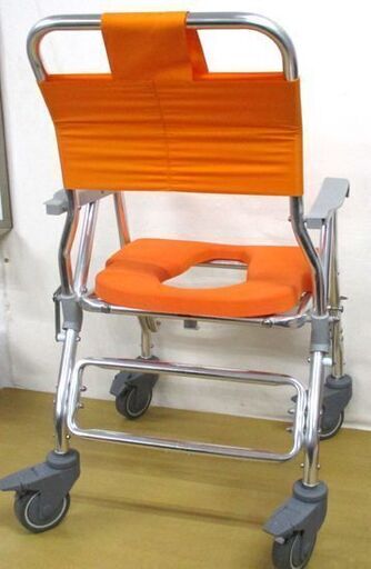 ムツミ 折りたたみ シャワー キャリー/チェア メディカル 介護用品 車いす 介護福祉 睦三 入浴補助