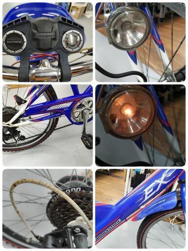 J005☆使用感有り☆ジュニア自転車☆BRIDGESTONE☆6段変速☆24インチ 